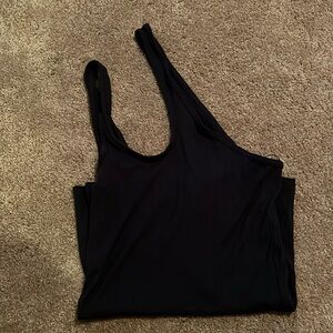 One shoulder Lulu top